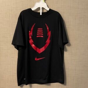 Under Armour Black Tee with Red Graphic